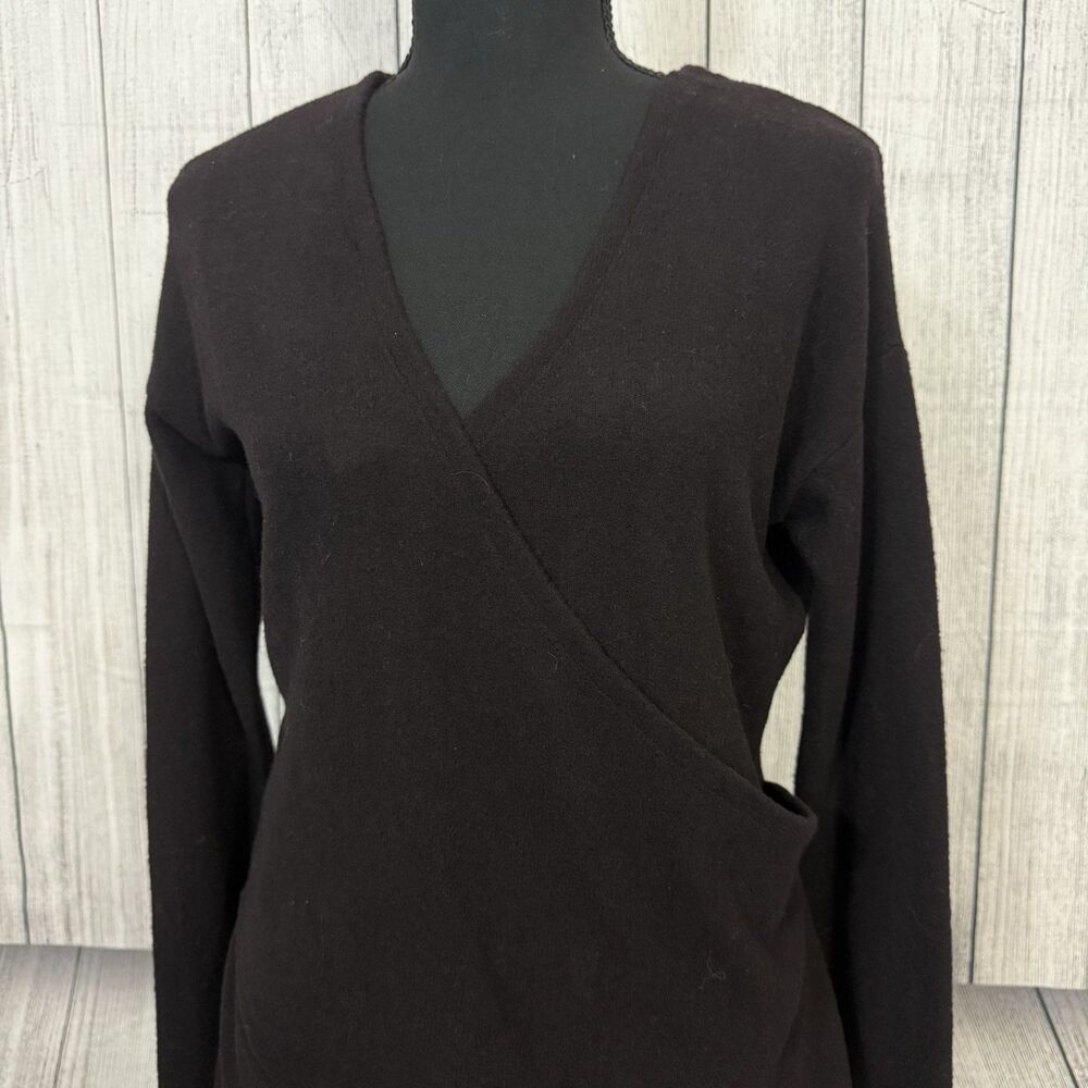 NWT J. Crew Women's XS Black Reversible Tunic Long Sleeve Sweater Timeless Chic - Picture 7 of 12